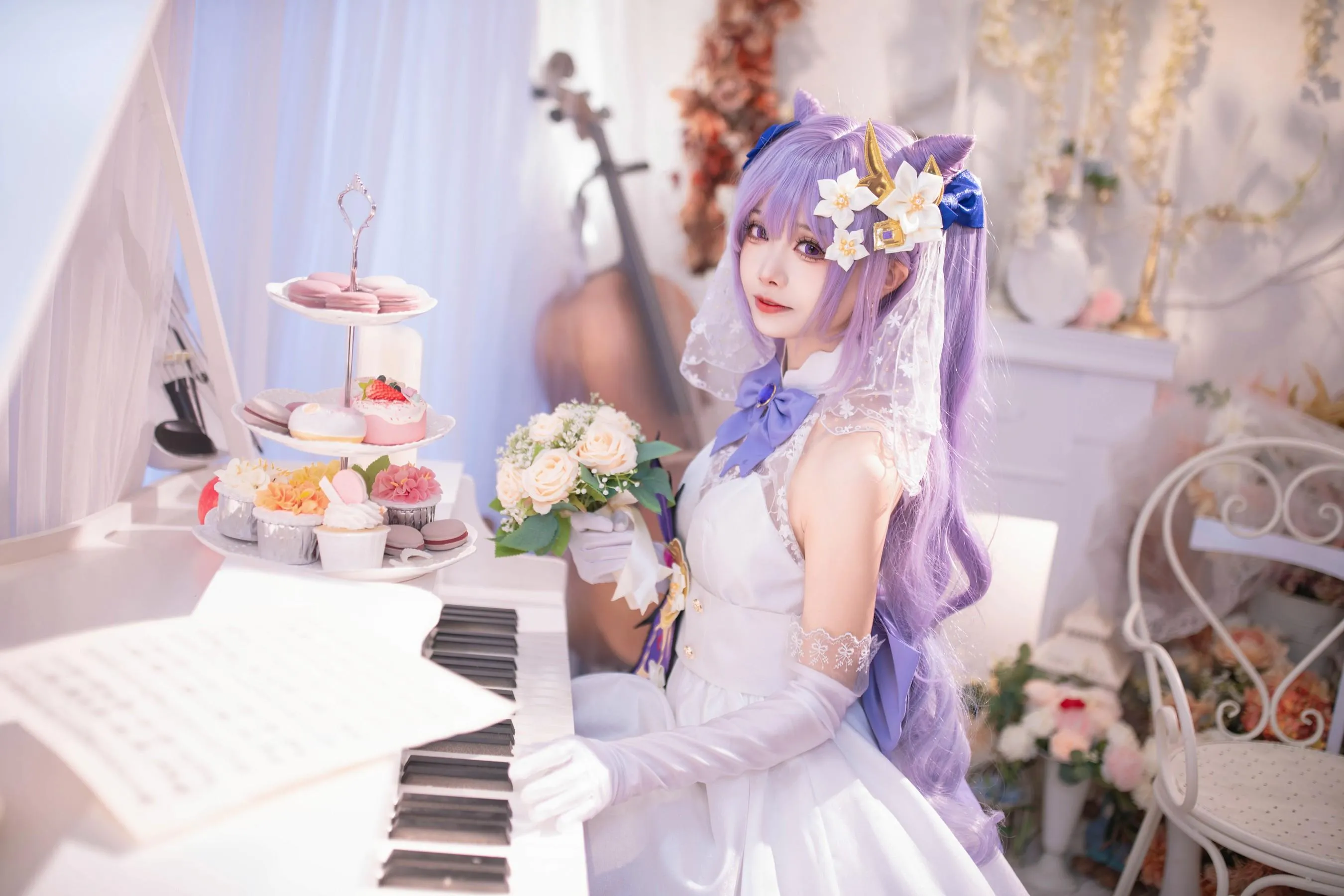 艾西aiwest – NO.02 刻晴花嫁 [40P]插图8